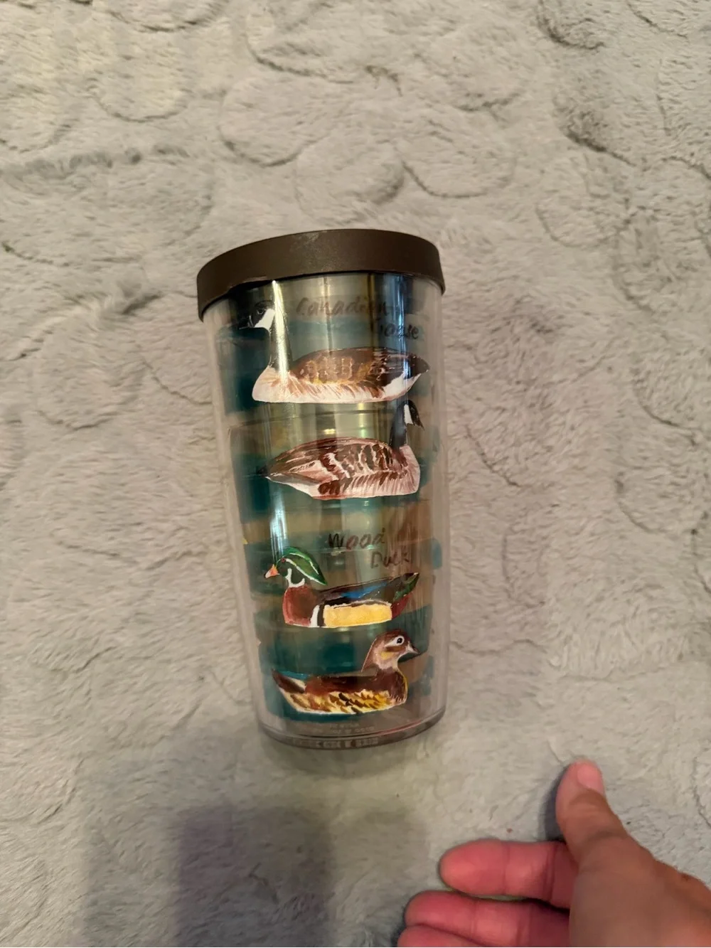 Tervis 16 oz.  Tumbler with Duck Illustration - Brown Lid